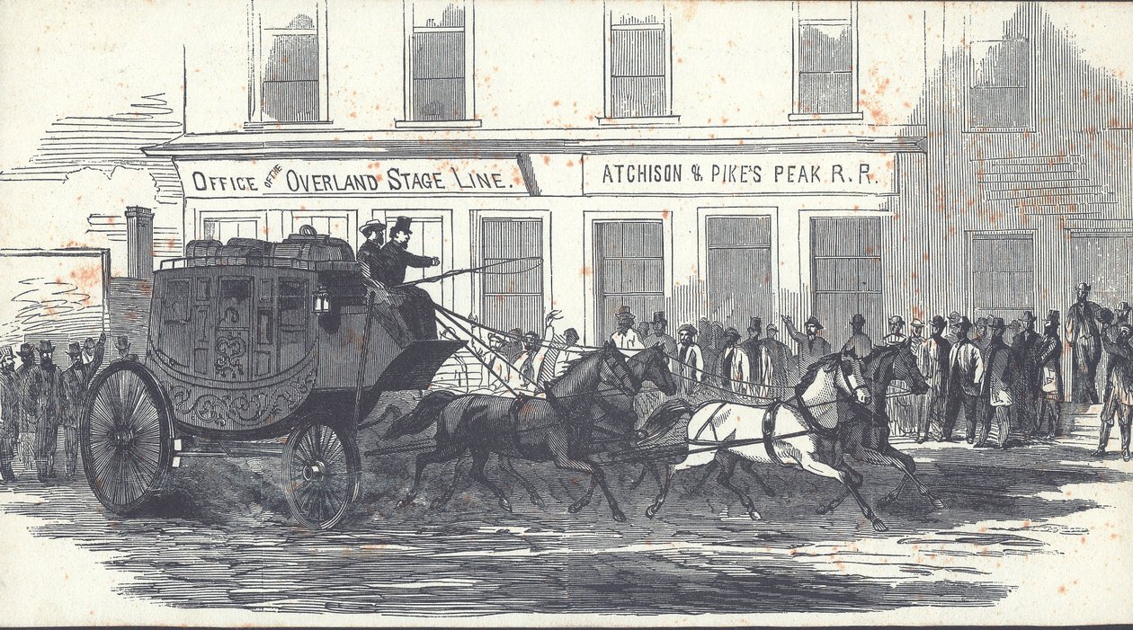 The Butterfield Overland Mail Coach, julkaistu Harper