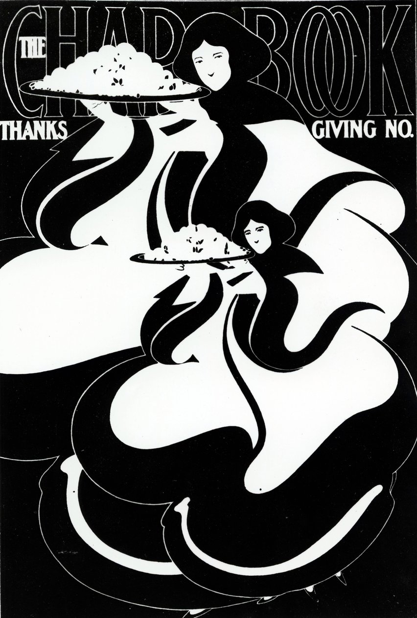The Charbook Thanksgiving -etukansi, noin 1890 (litografia) tekijältä American School