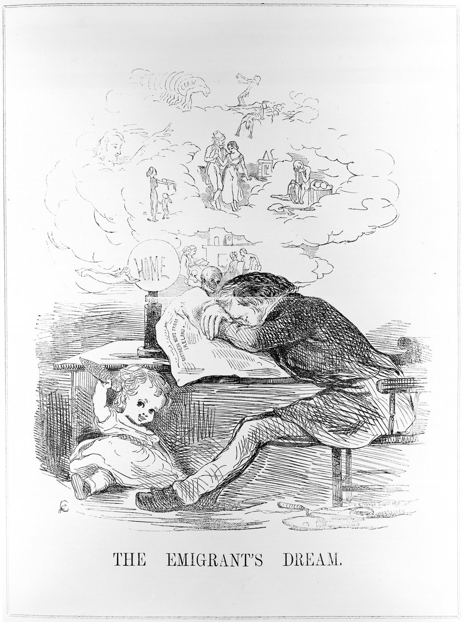The Emigrants Dream, julkaistu Yankee Doodlessa, 20. maaliskuuta 1847 tekijältä American School