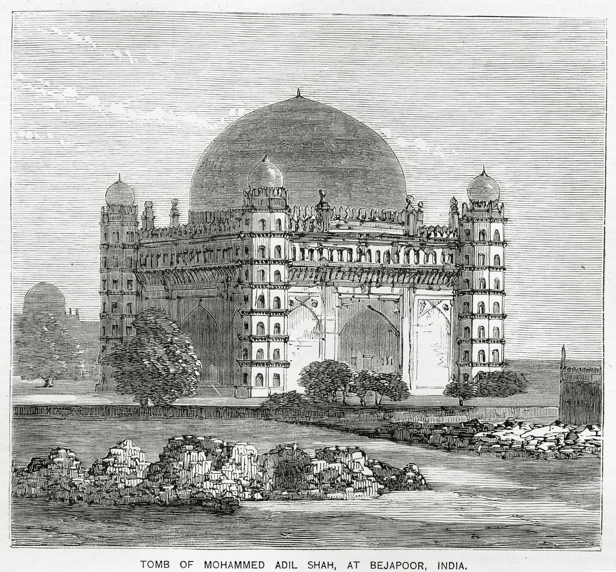 Gol Gumbaz, Mohammed Adil Shah II:n hauta, rakennettu vuonna 1659 tekijältä American School