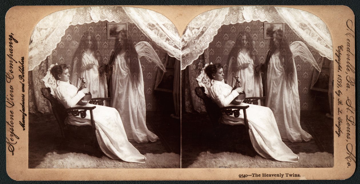 Taivaalliset kaksoset, 1899 (stereografi) tekijältä American School