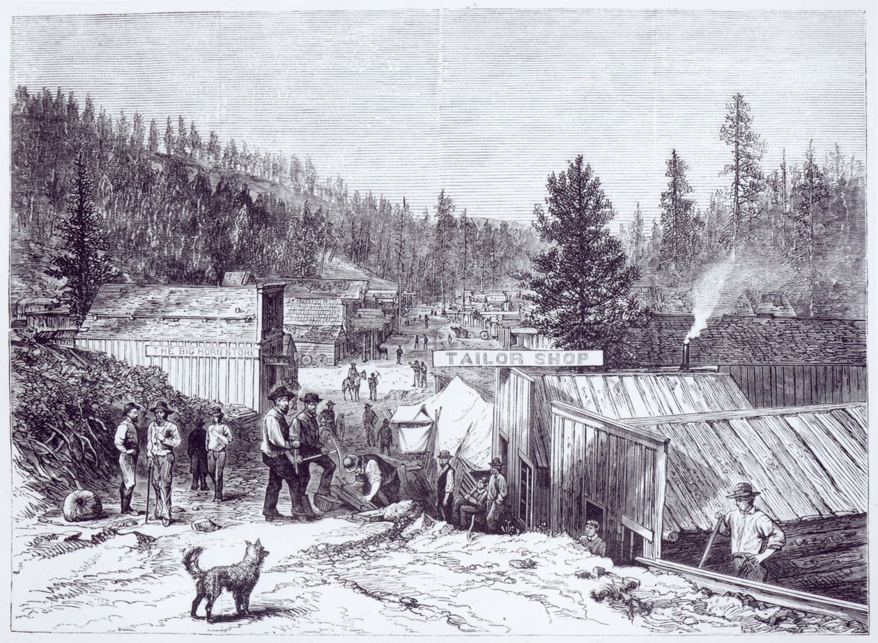 Intian sota, Deadwood City, Black Hills of Dakota, S. J. Morrow