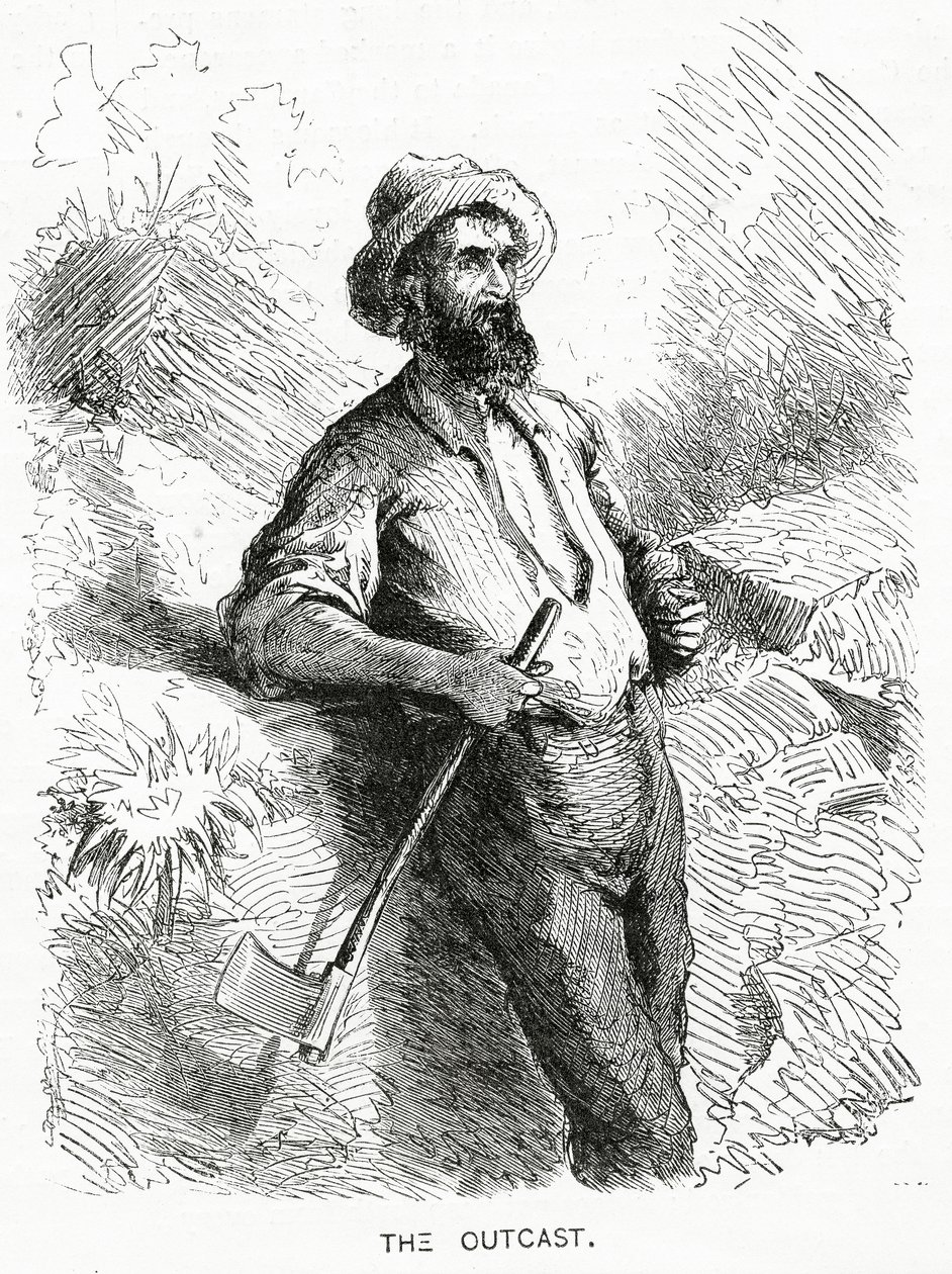 The Outcast, havainnollistava tarina, A Community of Outcasts, Appletons Journal, 23. maaliskuuta 1872 tekijältä American School