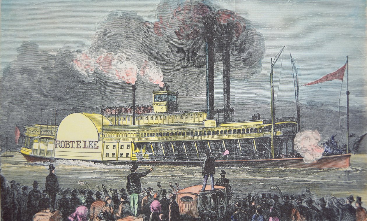 "Robert E. Lee", n. 1870 (värillinen kaiverrus) tekijältä American School
