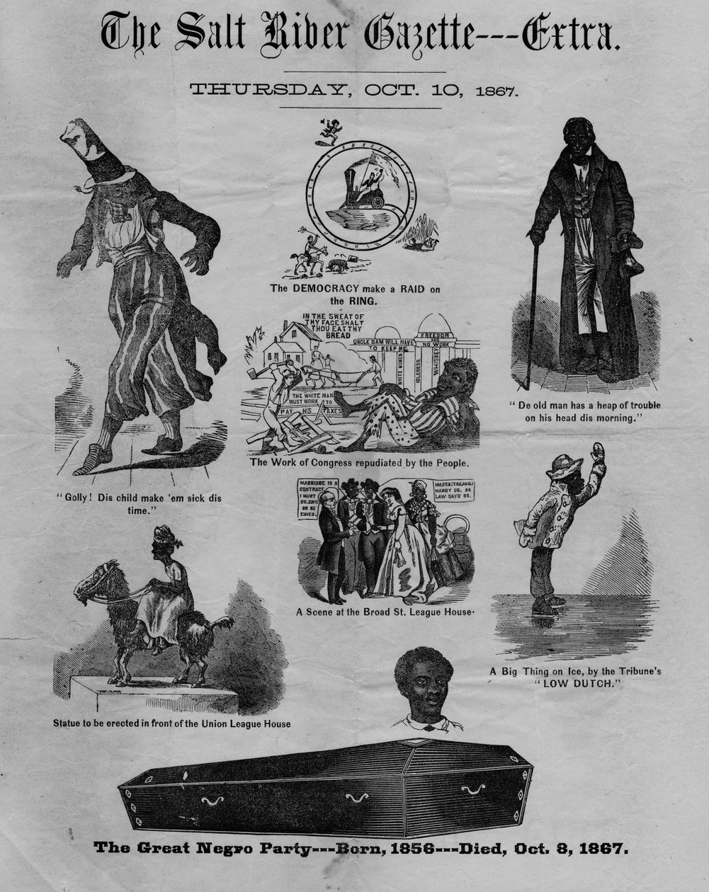 The Salt River gazette: extra, 1867 tekijältä American School