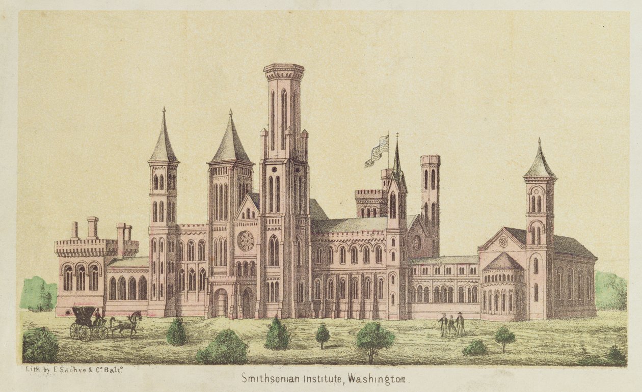 Smithsonian Institute, Washington, julkaisija E. Sachse tekijältä American School