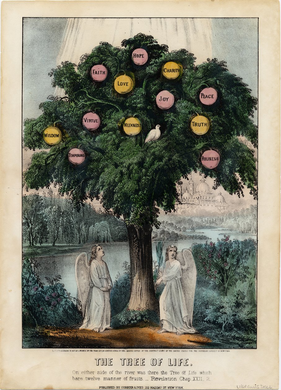 Elämän puu, pubi. Currier & Ives, 1870 tekijältä American School