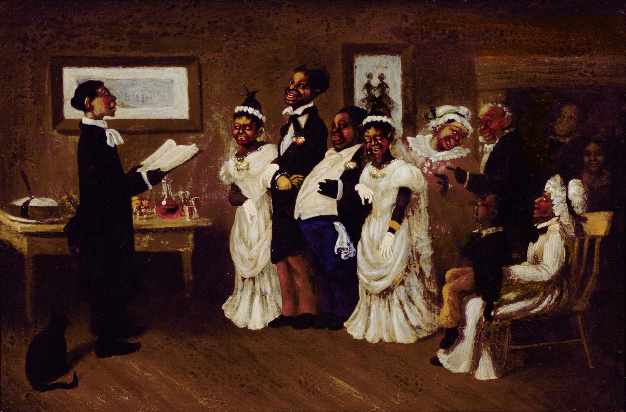 Häät, noin 1850 tekijältä American School