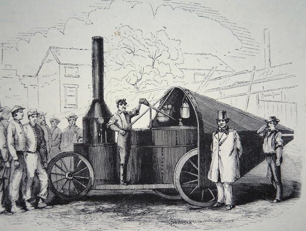 Winans Steam Gun, vangittu konfederaateilta Yhdysvaltain sisällissodan aikana, toukokuussa 1861 (litho) tekijältä American School