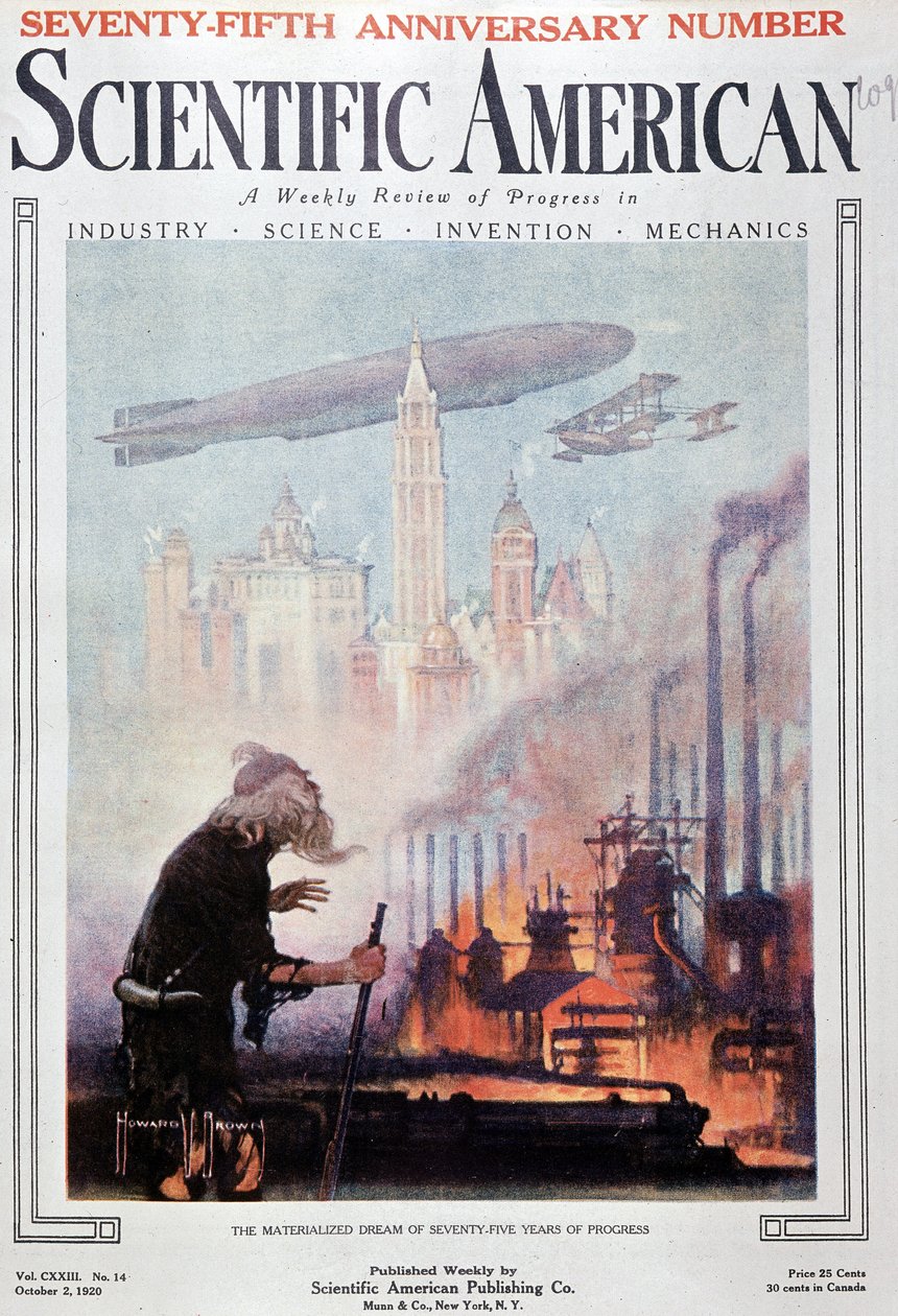 Toteutettu unelma 75 vuoden edistymisestä - "" Scientific American" -julkaisussa 10.2.1920 tekijältä American School