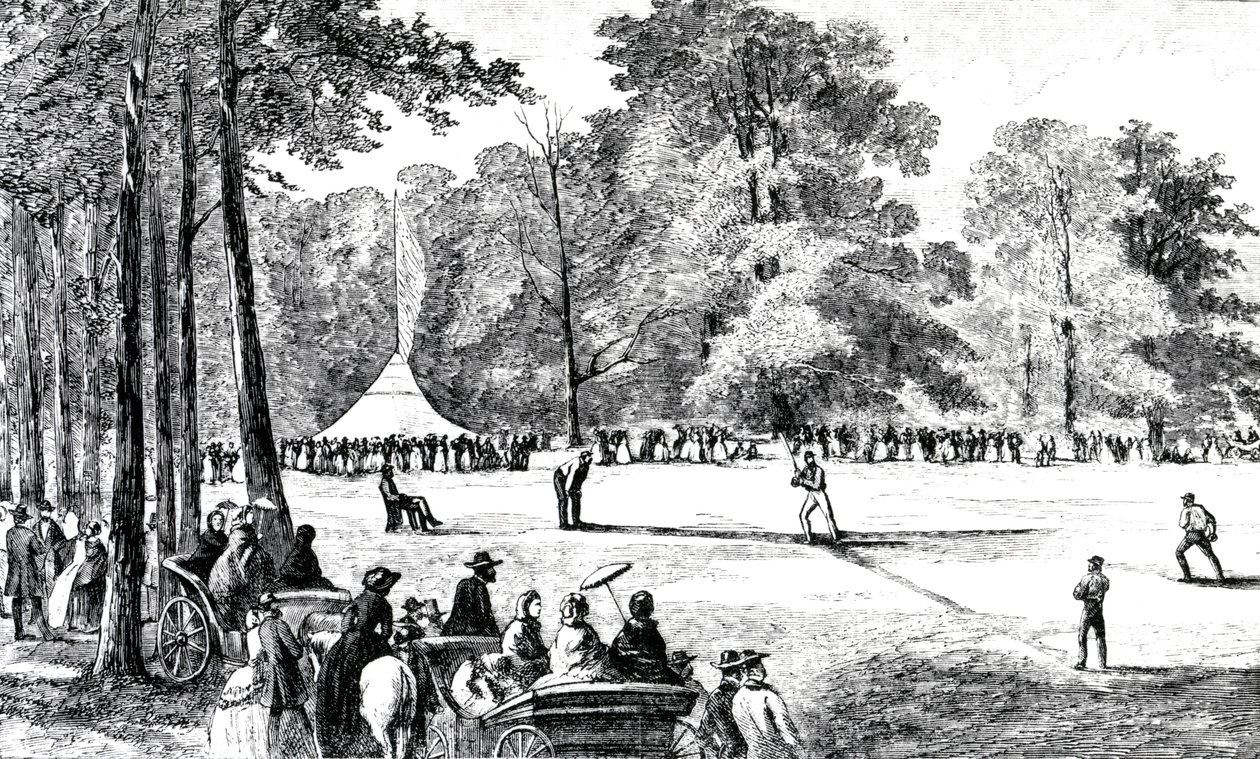 Ensimmäinen baseball-seurojen vuosikokous New Yorkissa, 1857 tekijältä American School