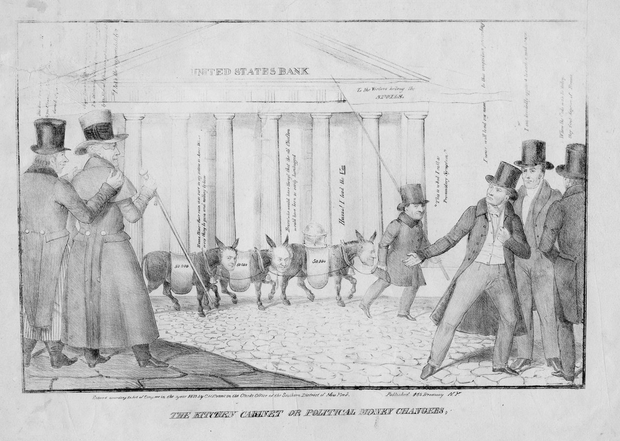 Keittiön kaappi eli poliittiset rahanvaihtajat, 1833 tekijältä American School