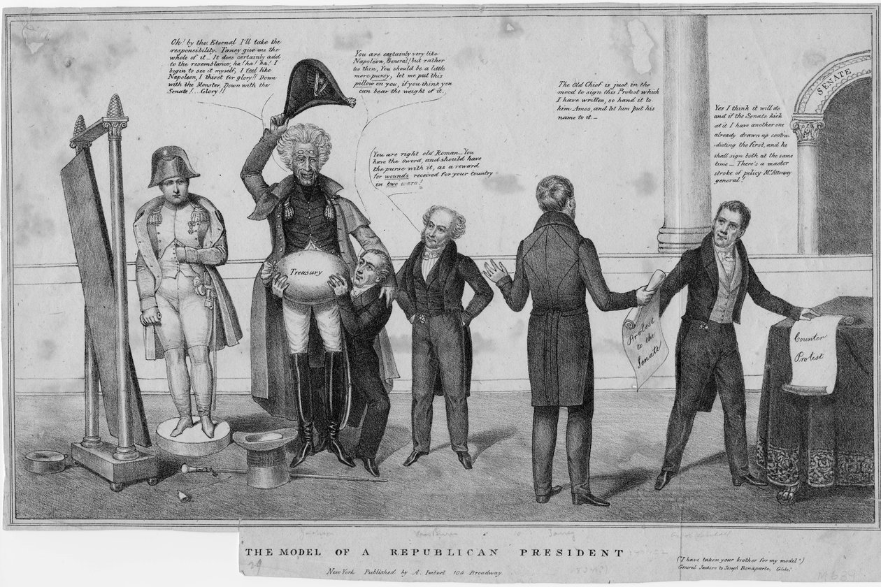 Republikaanisen presidentin malli, n. 1832 tekijältä American School