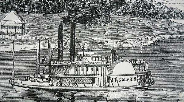Sivupyörä "Saladin", Mississippi-joella tekijältä American School