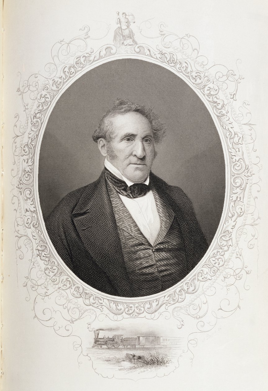 Thomas Hart Benton (1782-1858) Charles Mackayn teoksesta "The History of the United States", II osa, Charles Mackay. tekijältä American School