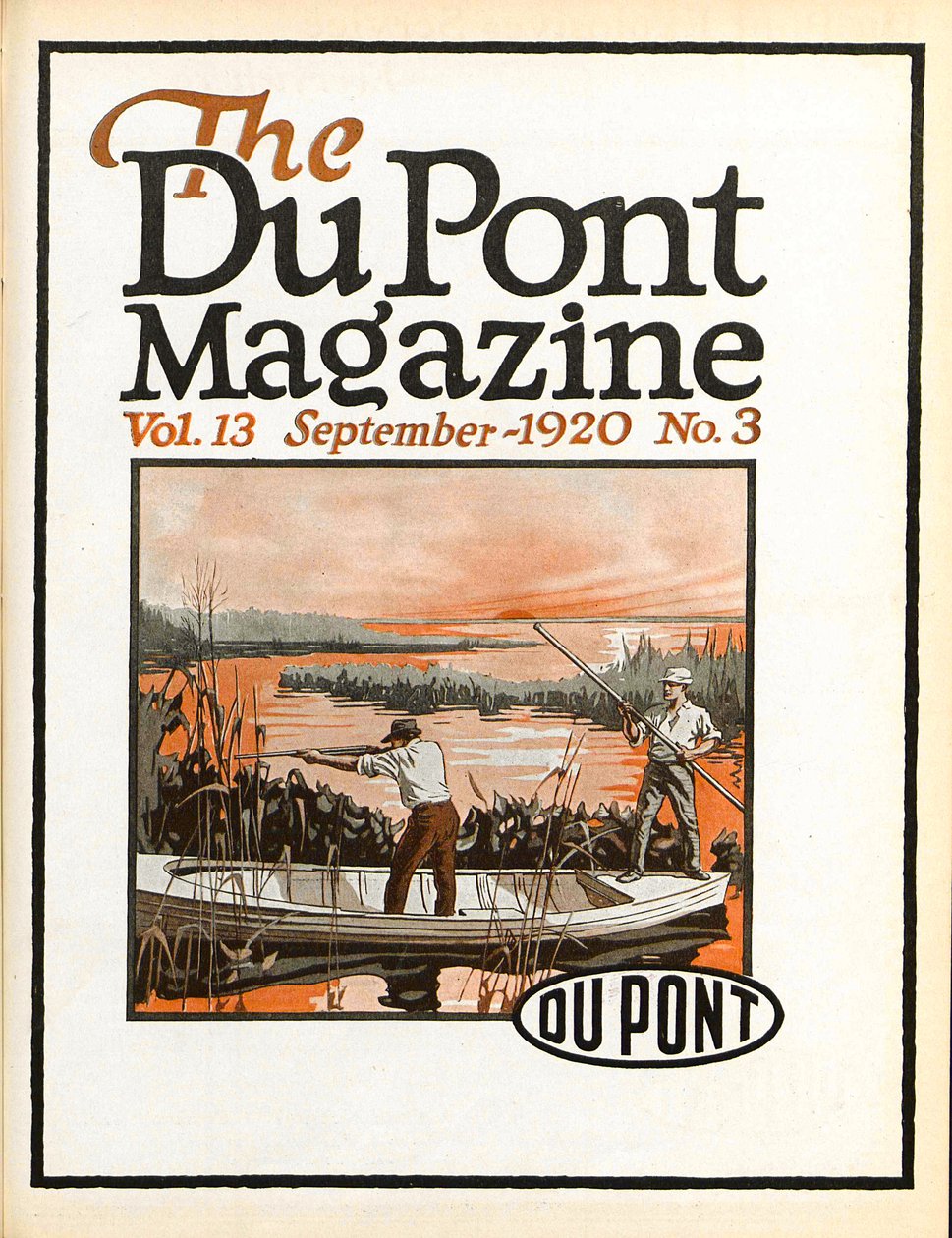 Trapshooting, DuPont-lehden etukansi, syyskuu 1920 tekijältä American School