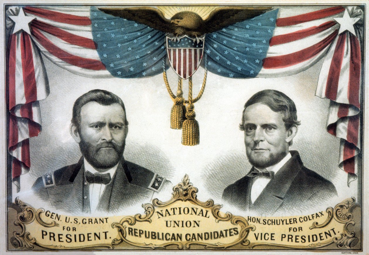 Ulysses S. Grant. 1869 (juliste) tekijältä American School