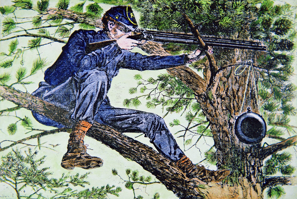 Union Army Sharpshooter teleskooppitähtäin (värilitho) tekijältä American School