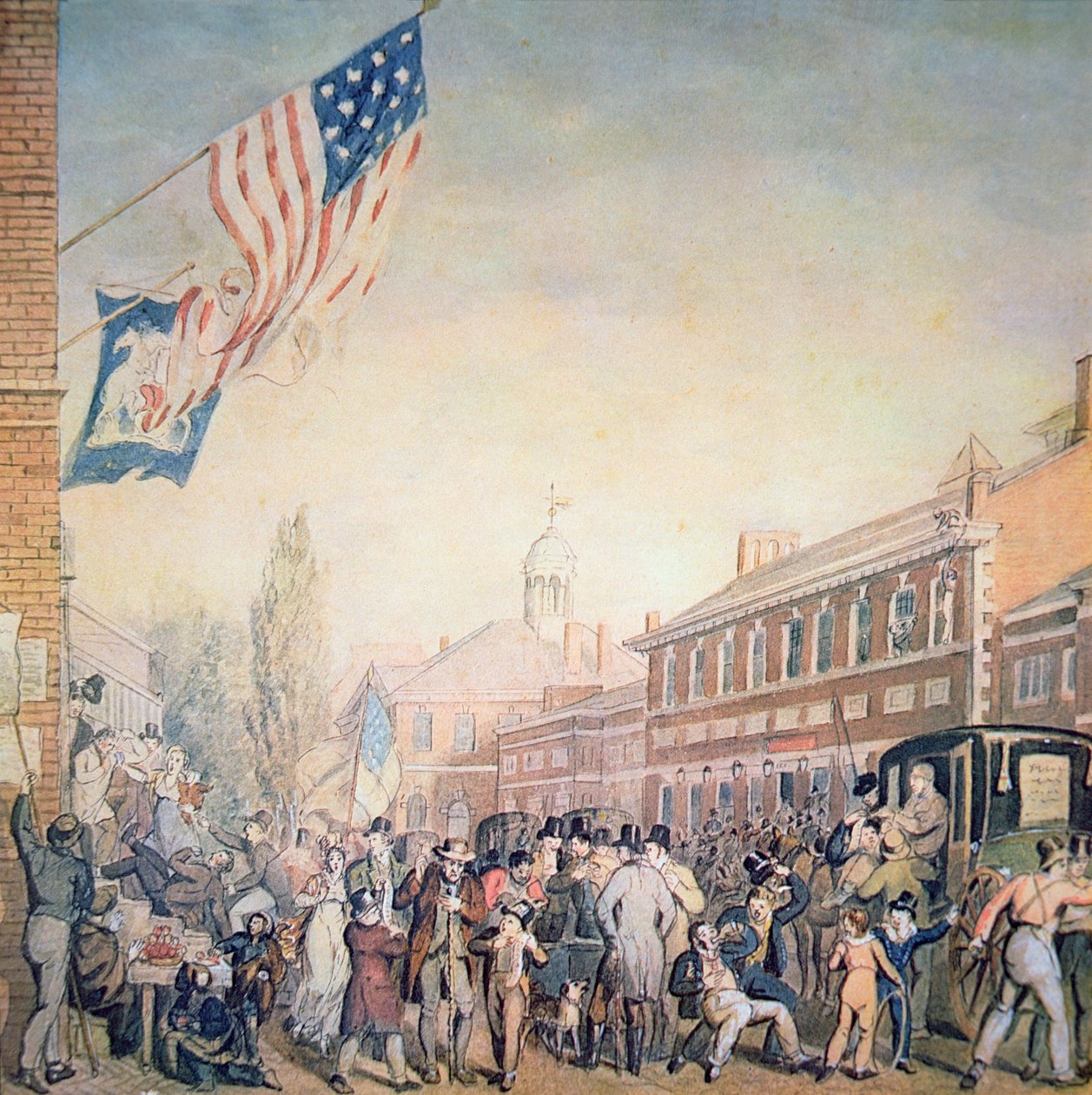 Äänestys Philadelphiassa tekijältä American School