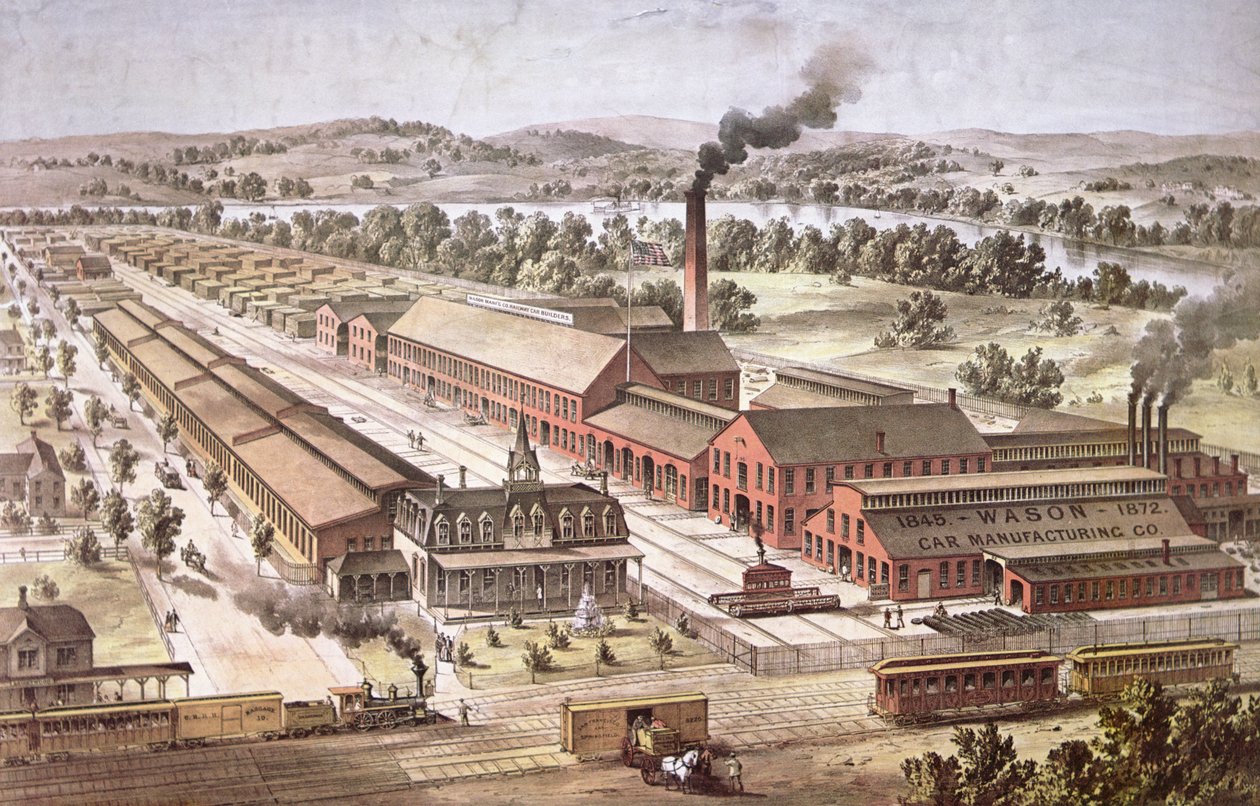 Wason Railroad Car Manufacturers, Springfield, Massachusetts tekijältä American School