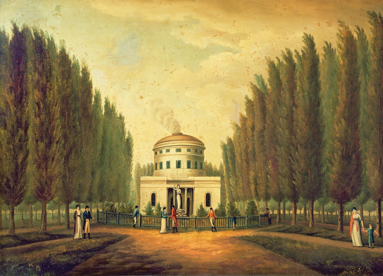 Water Works, Center Square, Philadelphia, n. 1815 tekijältä American School