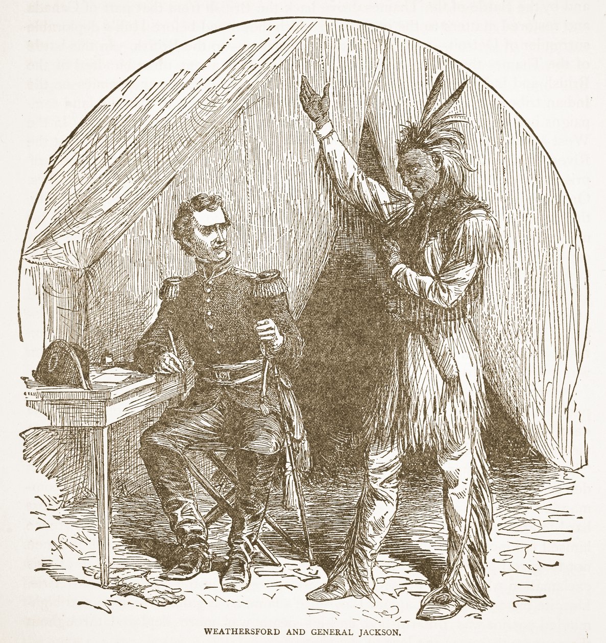 Weathersford ja kenraali Jackson kirjapubista. 1896 tekijältä American School