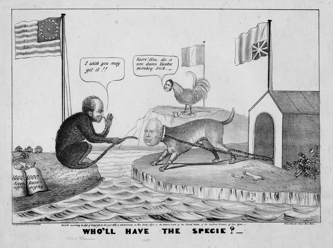 Kenellä on laji?, 1837 tekijältä American School