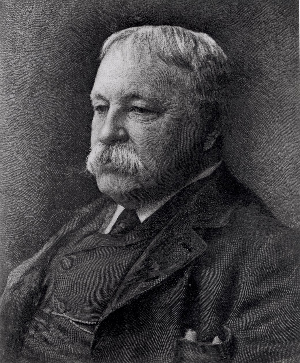 William D. Howells (1837-1920) kirjasta "Literature", 27. huhtikuuta 1898 (kaiverrus) (bundw-kuva) tekijältä American School