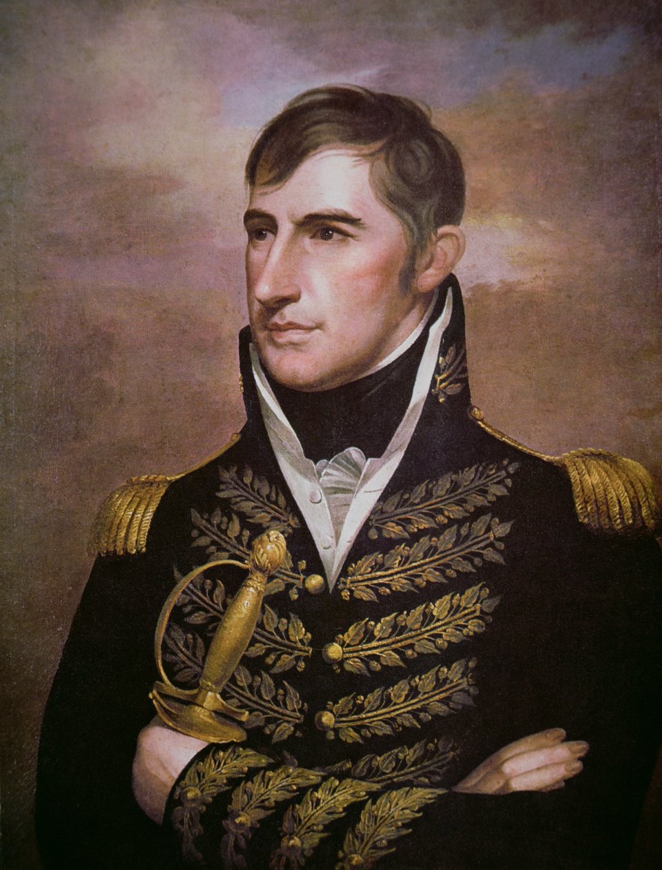 William Henry Harrison (1773-1841) (värinen lito) tekijältä American School