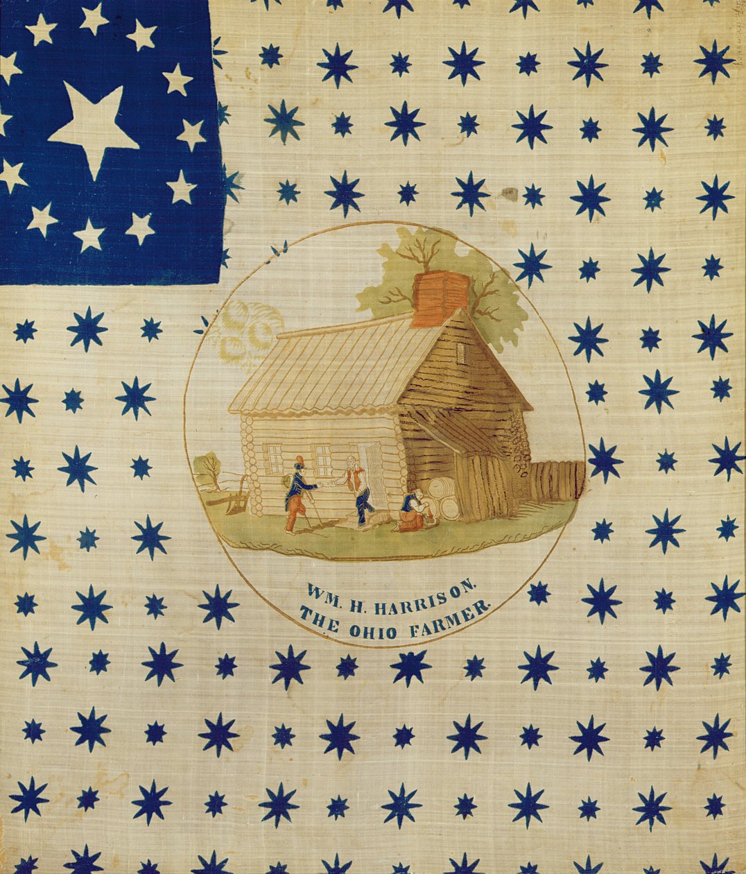 William Henry Harrison, Ohion maanviljelijä, 1840 (puuvilla) tekijältä American School