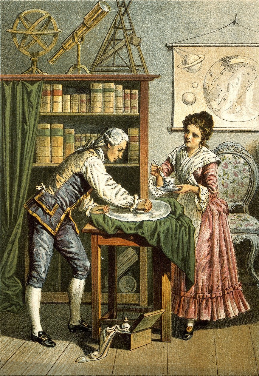 William ja Caroline Herschel, pubi. 1896 tekijältä American School
