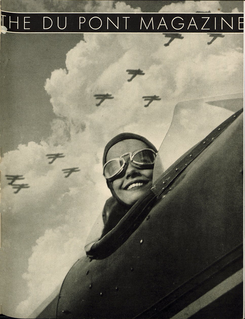 Wings Aloft, DuPont-lehden etukansi, toukokuu 1934 tekijältä American School