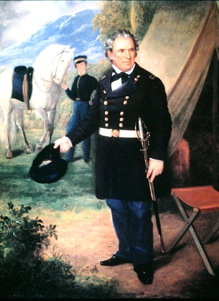 Zachary Taylor (väri litho) tekijältä American School