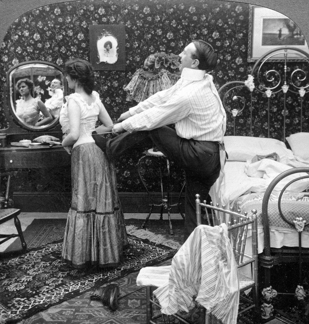 Vaikeassa riutassa ottaminen. tekijältä American Stereoscopic Company