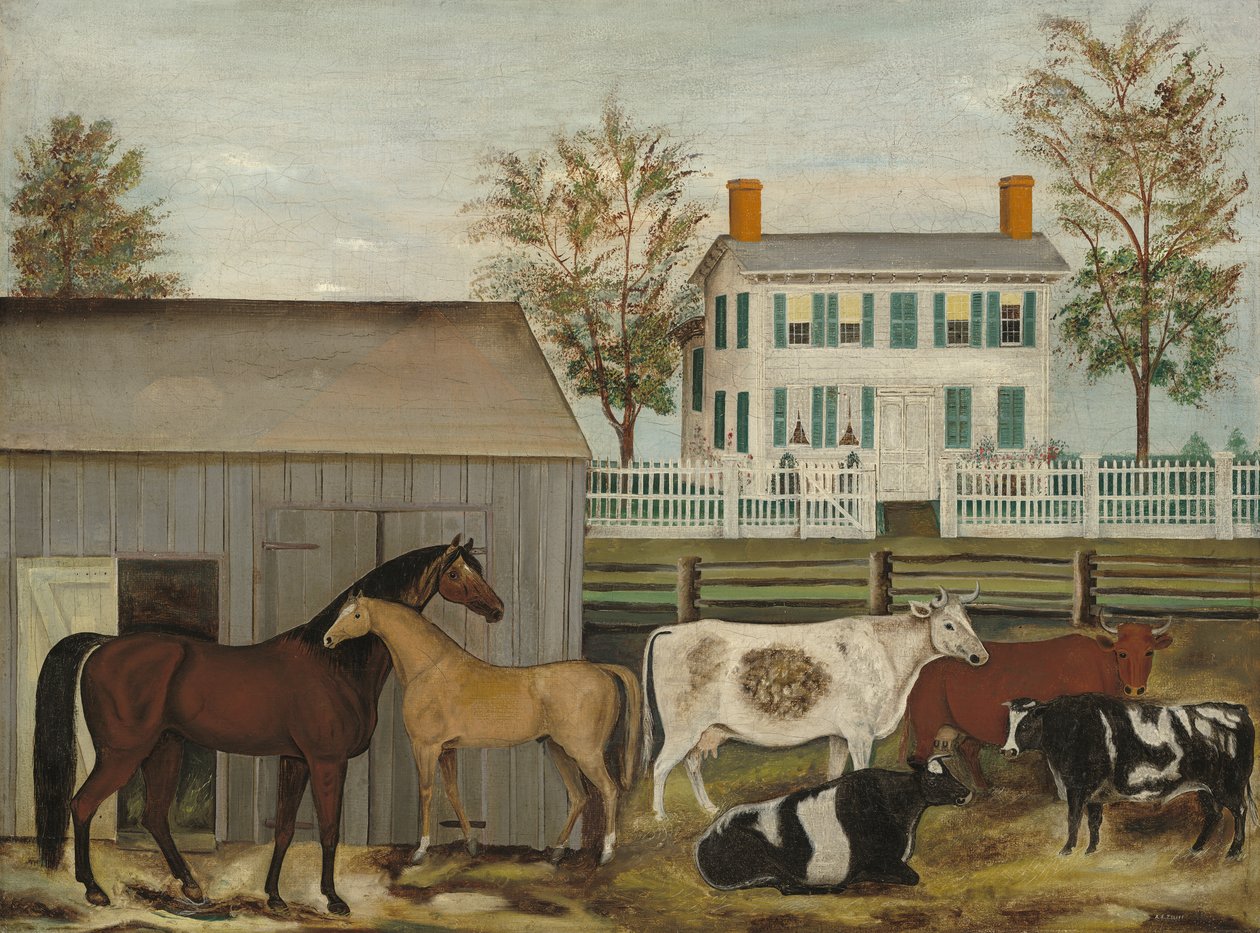 Barnyard, 1800-luvun loppu tekijältä Amizi Emmons Zeliff