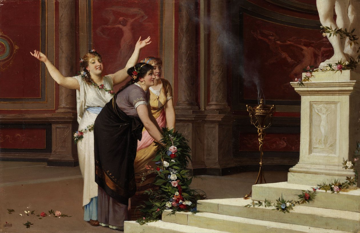 Das Venusopfer tekijältä Amos Cassioli