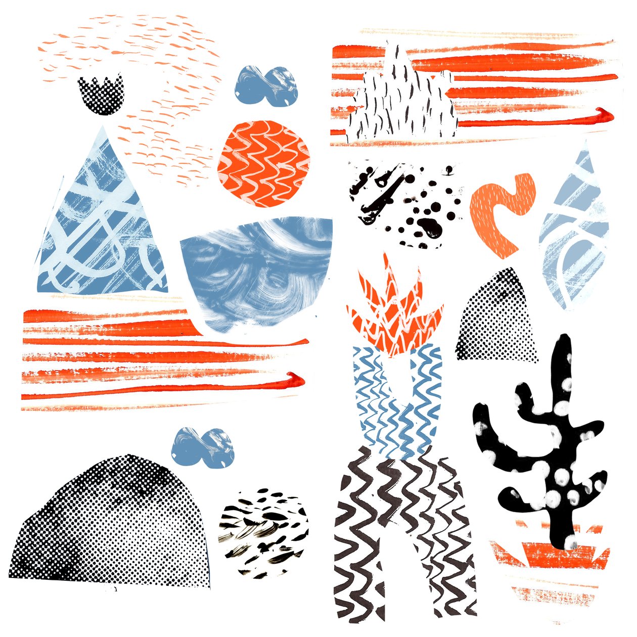 Lomakkeet 4, 2015 (digitaalinen kollaasi) tekijältä Amy Louise Evans