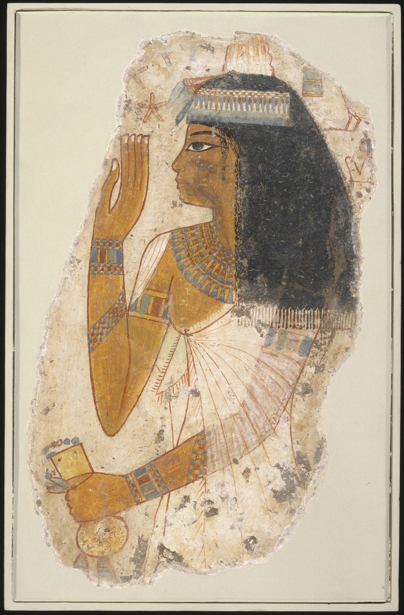 Thepu, Theban Nebamunin äiti, noin 1390-1353 eaa. tekijältä Ancient Egypt