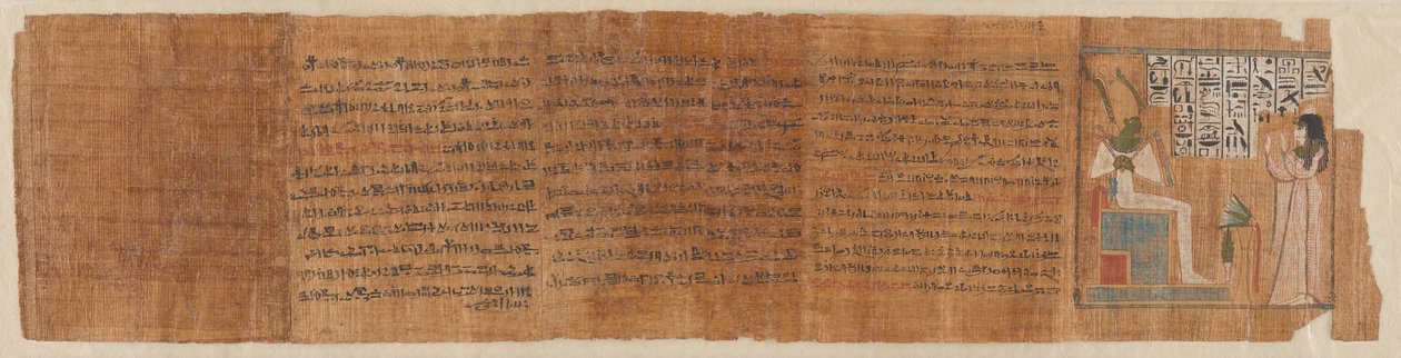 Tayuhenutmutin hautajaispapyrus tekijältä Ancient Egyptian