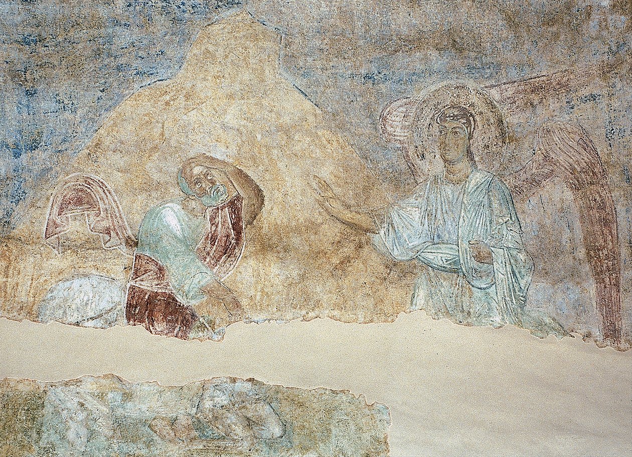 Bileam ja enkeli tekijältä Ancient Russian frescos