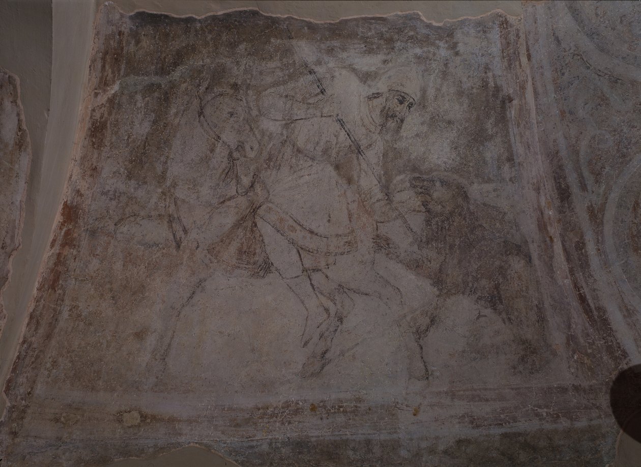 Karhunmetsästys, 1000-luku tekijältä Ancient Russian frescos