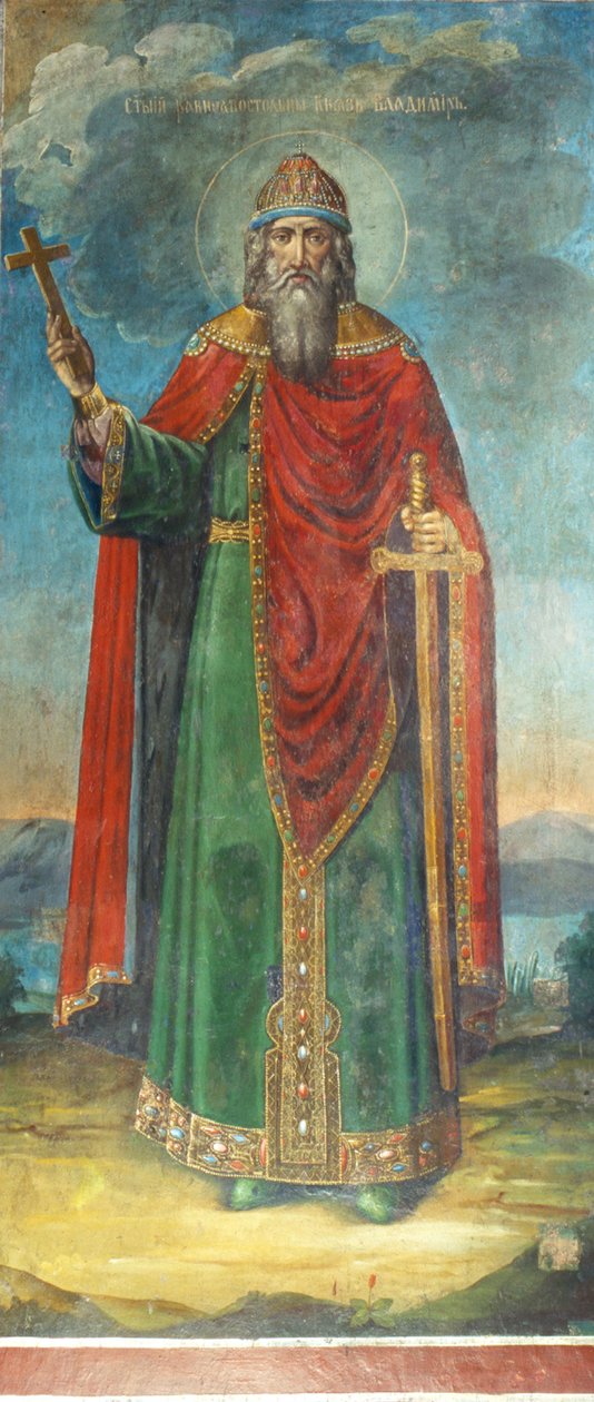 Suurherttua Vladimir Svjatoslavitš tekijältä Ancient Russian frescos