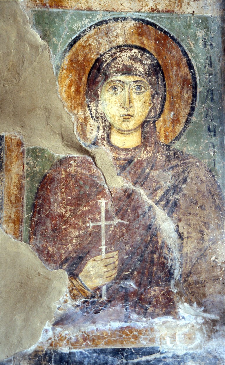 Pyhä Natalia tekijältä Ancient Russian frescos