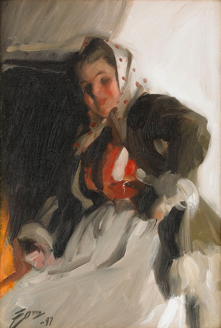 Takan ääressä tekijältä Anders Leonard Zorn