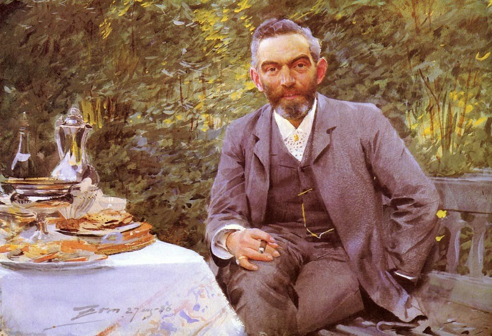 Frukost i det gröna tekijältä Anders Leonard Zorn