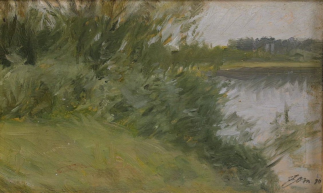 Saari Saxvikenissa 1890 tekijältä Anders Leonard Zorn