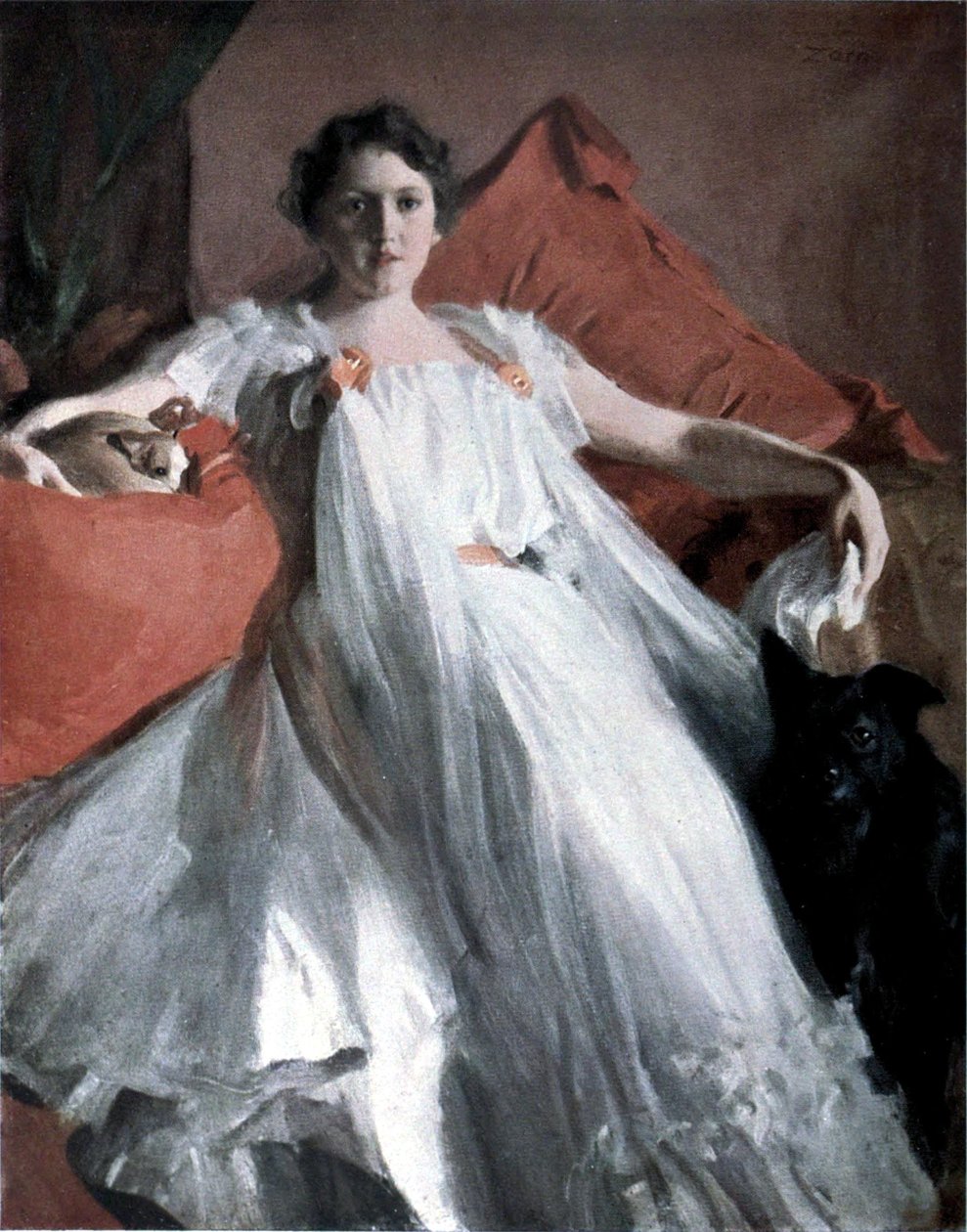 Ms Ashleyn muotokuva tekijältä Anders Leonard Zorn