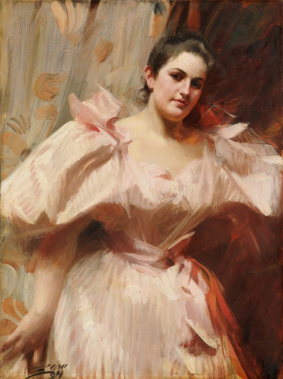 Frieda Schiffin muotokuva tekijältä Anders Leonard Zorn