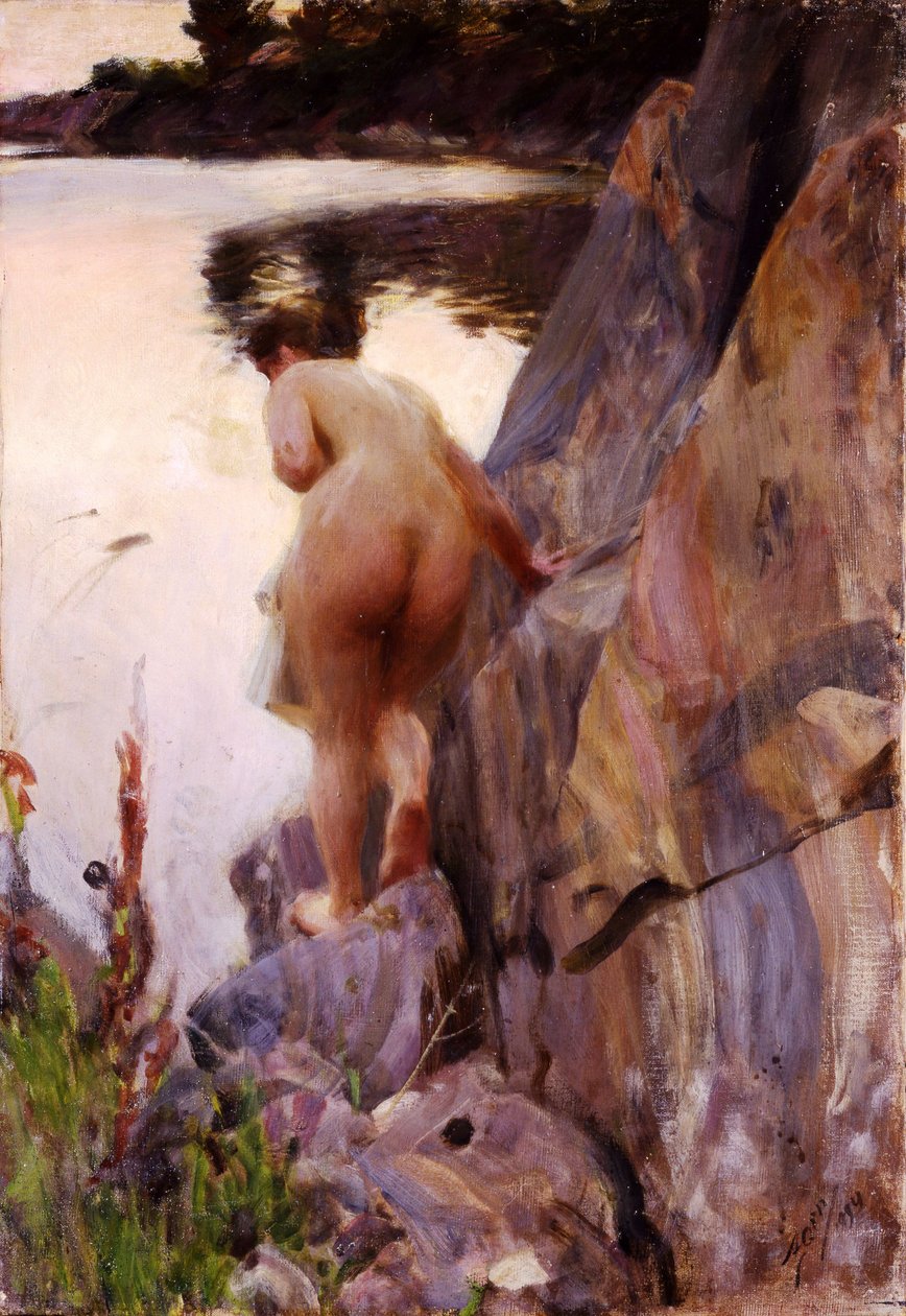 Sommerabend tekijältä Anders Leonard Zorn