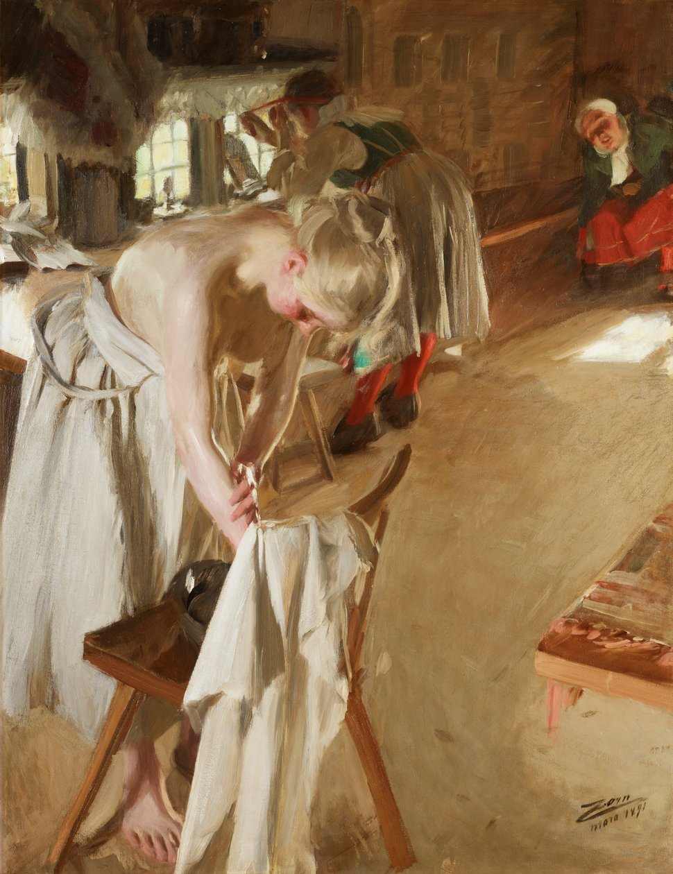 Sonntag Morgen tekijältä Anders Leonard Zorn